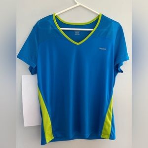 EUC REEBOK Versa Dri Technical TShirt, Size XL, Bright Blue.